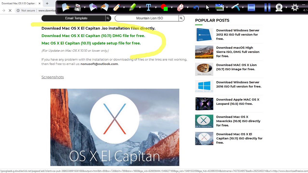 Mac Os X Download Free Iso